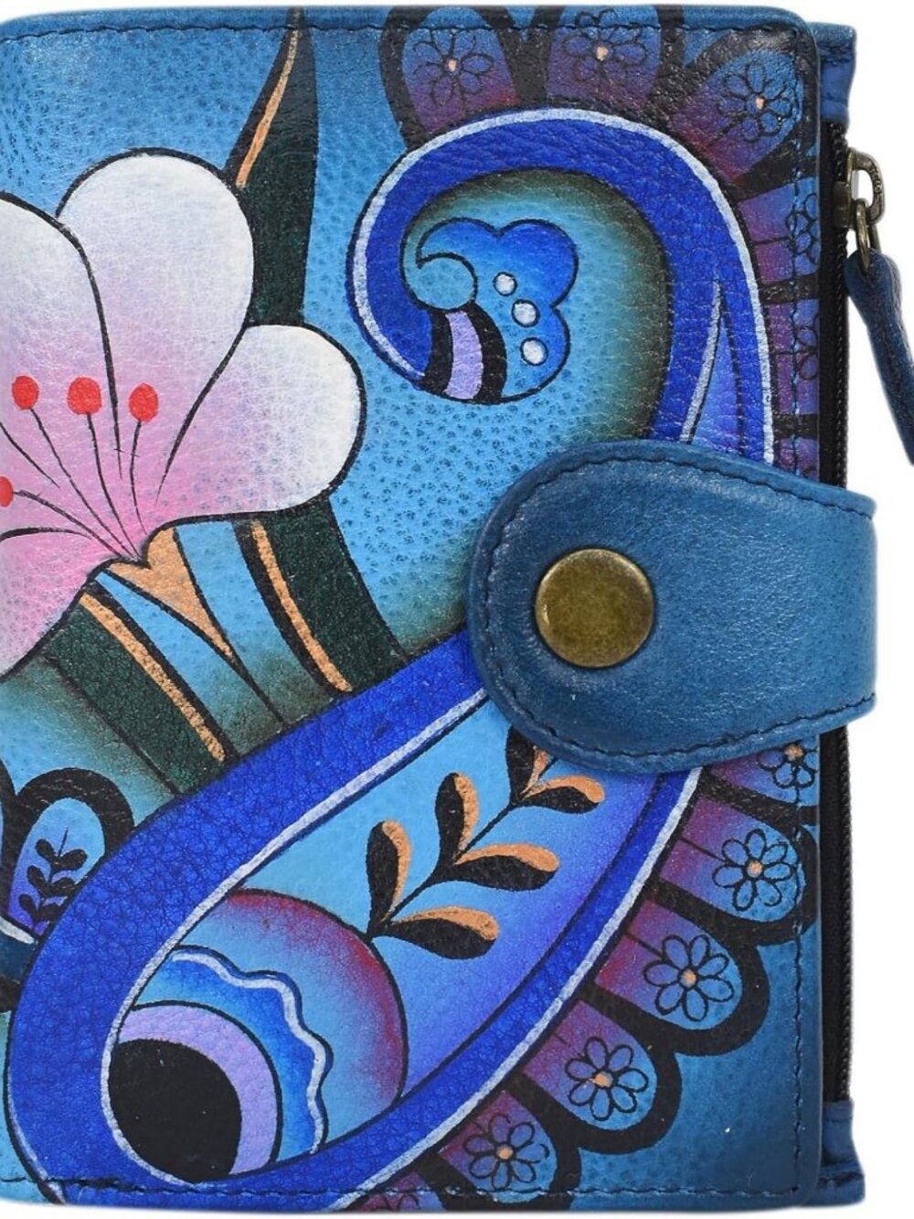 Hand Painted Genuine Leather Women's Wallet | Stylish & Functional Design
